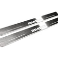 Mercedes GLE I 2015-2019 LED Door Sills Illuminated Scuff Brabus Logo Stainless Steel Entry Guards Door Sills decoinfabric