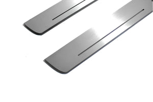 Illuminated LED Door Sill Tread Plates Mitsubishi Lancer Evolution X 2007-2016 With GSR Logo Mitsubishi Led Door Sills decoinfabric