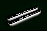 GMC Terrain II C1 2018+ LED door sill plates stainless steel with GMC DENALI logo