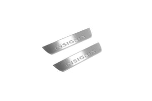 Illuminated LED Door Sill Tread Plates Opel Insignia I 2008-2017 With Insignia Logo Opel Led Door Sills opdesign