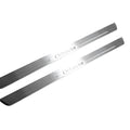 Illuminated LED Door Sill Tread Plates Skoda Octavia II (A5) 2004-2013 With Octavia Logo Skoda Led Door Sills opdesign