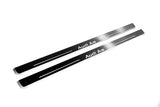 stainless steel LED door sill plates with Audi A5 II 2016+ with Audi A5 logo