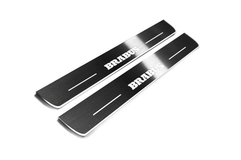 Mercedes-Benz E W213 2016+ Stainless Steel LED Door Sills – Brabus