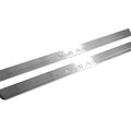 Illuminated LED Door Sill Tread Plates Audi A6 C7 2011-2018 With Audi A6 Logo Audi Led Door Sills decoinfabric