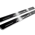 Oldsmobile Aurora I 1995-1999 LED Door Sills LED Door Sills Illuminated Scuff Aurora Logo Stainless Steel Entry Guards Door S