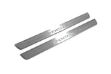 Ford Focus IV 2018+ door sill plates in stainless steel with Focus logo