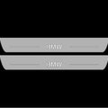 Illuminated LED Door Sill Tread Plates BMW 5 G30 2017-2023 With BMW Logo BMW Led Door Sills opdesign