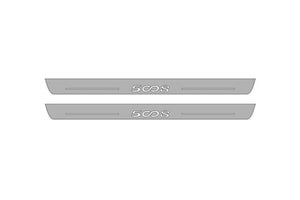 Illuminated LED Door Sill Tread Plates Peugeot 5008 II 2017-2024 With 5008 Logo Peugeot Led Door Sills opdesign