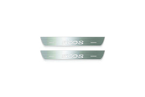 Peugeot 5008 II 2017+ Stainless Steel LED Door Sills – 5008 Logo