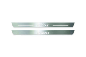 Peugeot 5008 II 2017+ Stainless Steel LED Door Sills – 5008 Logo