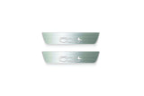 Fiat 500L 2012+ entry guards in stainless steel with 500L logo