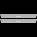 Illuminated LED Door Sill Tread Plates BMW 5 E60 2003-2010 With BMW Logo BMW Led Door Sills opdesign