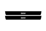 illuminated door sill protectors for BMW 5 F10 2009+ with BMW logo