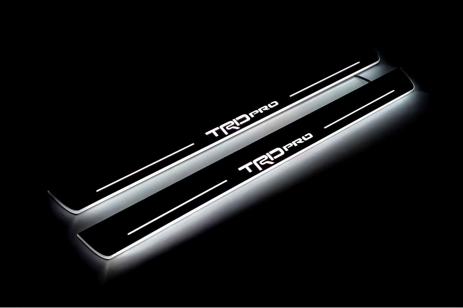 stainless steel door sill plates for Toyota Tundra IV XK80 2022+ with TRD pro logo