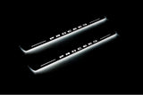 LED door sill plates for KIA Proceed III 2018+ stainless steel with Proceed logo