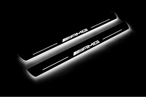 Mercedes-Benz GLS I X166 2015+ Stainless Steel LED Door Sills – AMG
