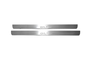 Illuminated LED Door Sill Tread Plates Volkswagen Jetta VII 2019+ With GLI Logo Volkswagen Led Door Sills opdesign