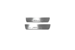 Illuminated LED Door Sill Tread Plates Ford Focus III 2011-2018 With Focus Logo Ford Led Door Sills opdesign