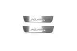 stainless steel door sill plates for Ford Kuga II 2013+ with Kuga logo