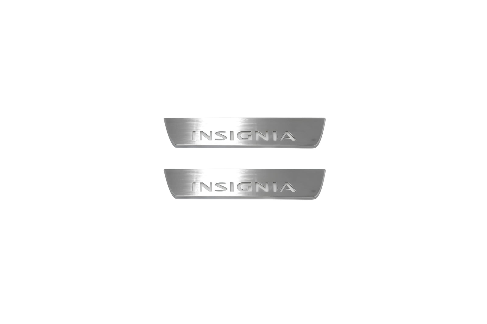 Vauxhall Insignia I 2008+ entry guards in stainless steel with Insignia logo