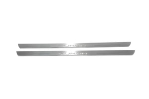 Illuminated LED Door Sill Tread Plates GMC Yukon V 2020+ With Yukon Logo GMC Led Door Sills opdesign