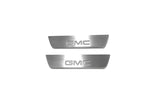 GMC Terrain II C1 2018+ door sill plates in stainless steel with GMC DENALI logo