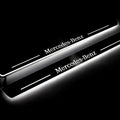Mercedes CLA-Class II W118 2019+ LED Door Sills Illuminated Scuff Mercedes-Benz Logo Stainless Steel Entry Guards Door Sills