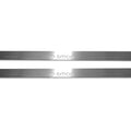 Illuminated LED Door Sill Tread Plates Smart Fortwo III 2014+ With Smart Logo Smart Led Door Sills decoinfabric