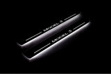 LED door sill plates for Tesla Model 3 2017+ with Model 3 logo