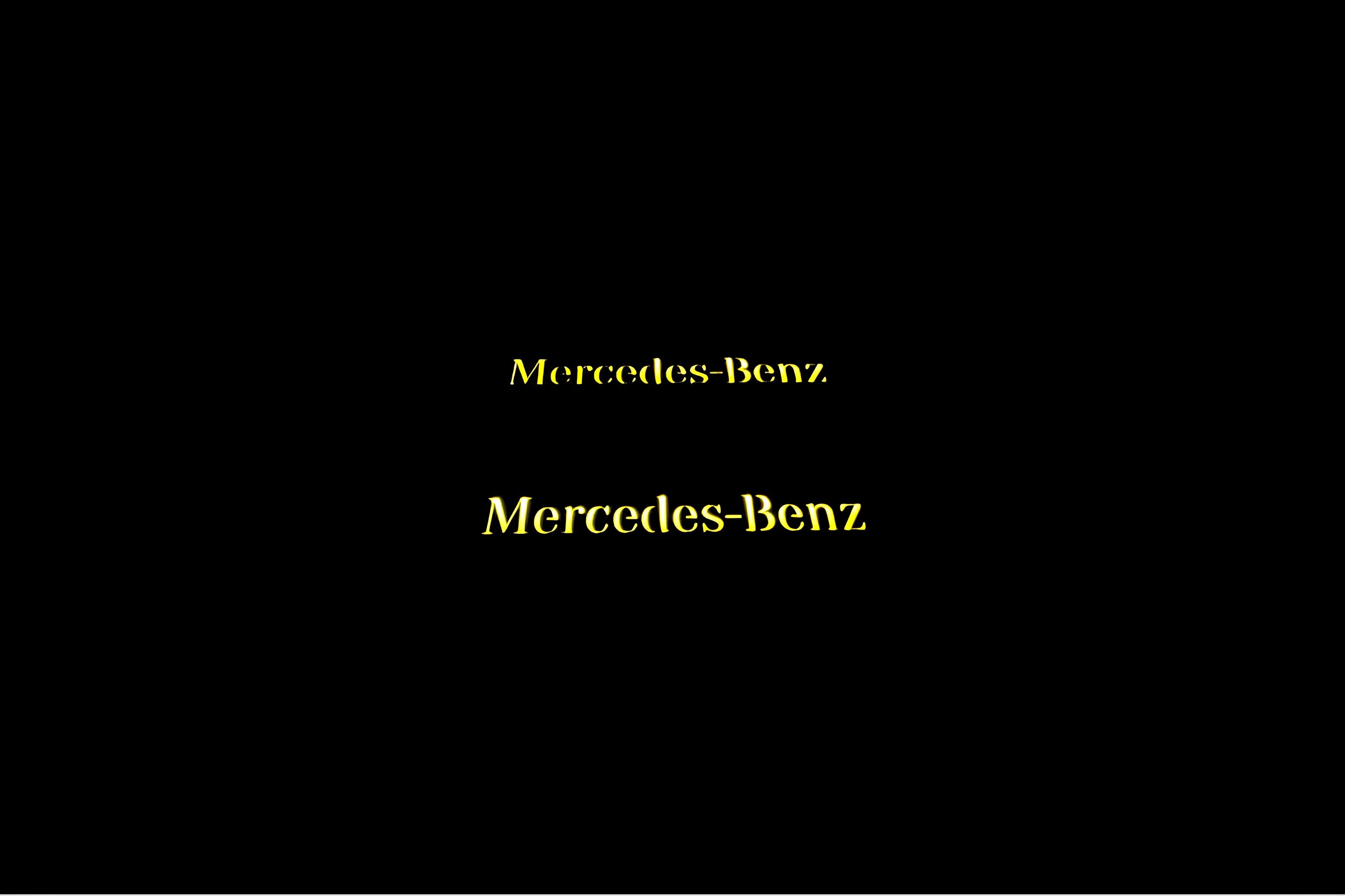 Mercedes GLE Coupe I 2016-2019 Illuminated Matte Sill Plates with logo Mercedes-Benz Mercedes Led Door Sills PRO decoinfabric