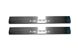 Dodge Durango III 2011+ stainless steel LED door sill plates with MOPAR logo