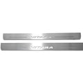 Illuminated LED Door Sill Tread Plates Suzuki Vitara 2015+ With Vitara Logo Suzuki Led Door Sills opdesign