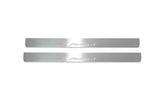 LED door sill plates Honda Accord IX 2013+ in stainless steel with Accord logo
