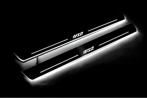 Illuminated LED Door Sill Tread Plates Peugeot 4007 2007-2012 Car Sill With Logo 4007 With 4007 Logo Peugeot Led Door Sills opdesign