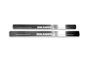 Mercedes-Benz GLS I X166 2015+ Stainless Steel LED Door Sills – Brabus