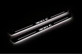 stainless steel door sill plates for Chrysler 300C I 2005+ with 300C logo