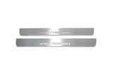 stainless steel door sill plates for Mitsubishi Lancer X 2007+ with RalliArt logo