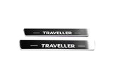 Peugeot Traveller Stainless Steel LED Door Sills – Traveller Logo
