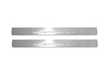 stainless steel LED door sill plates for Ford Mustang V S197 2005+ with Mustang GT logo