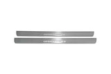 LED door sill plates stainless steel Land Rover Discovery III 2004+ with Discovery logo