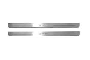 Illuminated LED Door Sill Tread Plates Subaru BRZ 2011+ With BRZ Logo Subaru Led Door Sills opdesign