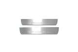Mercedes GLE II W167 2019+ stainless steel LED door sill plates with Mercedes-Benz logo