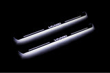 Opel Vivaro I X83 2001+ LED door sill plates with Vivaro logo