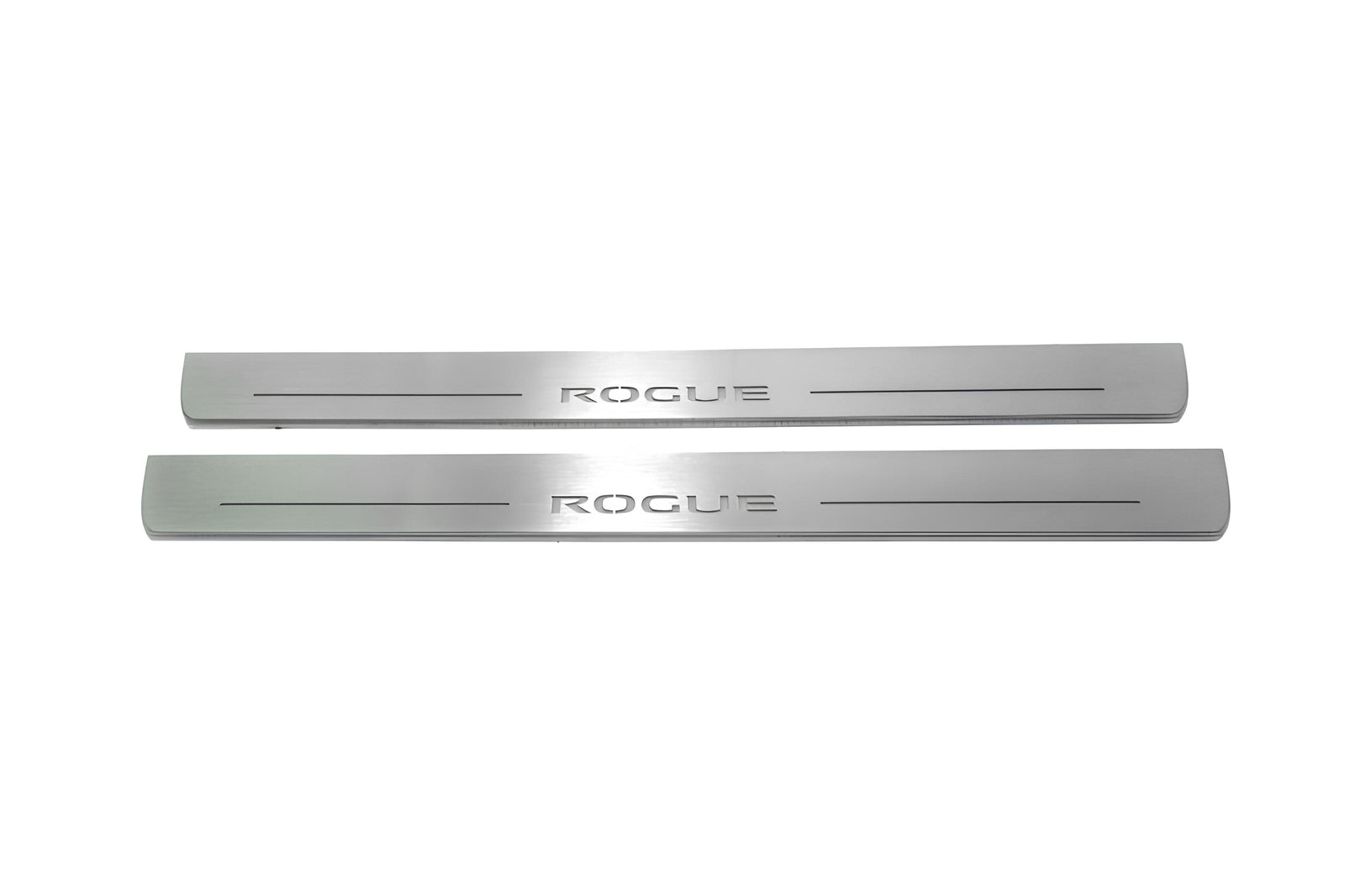 LED door sill plates for Nissan Rogue II T32 2014+ with Rogue logo
