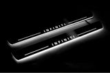 stainless steel door sill plates for Infiniti G coupe 2008+ with Infiniti logo
