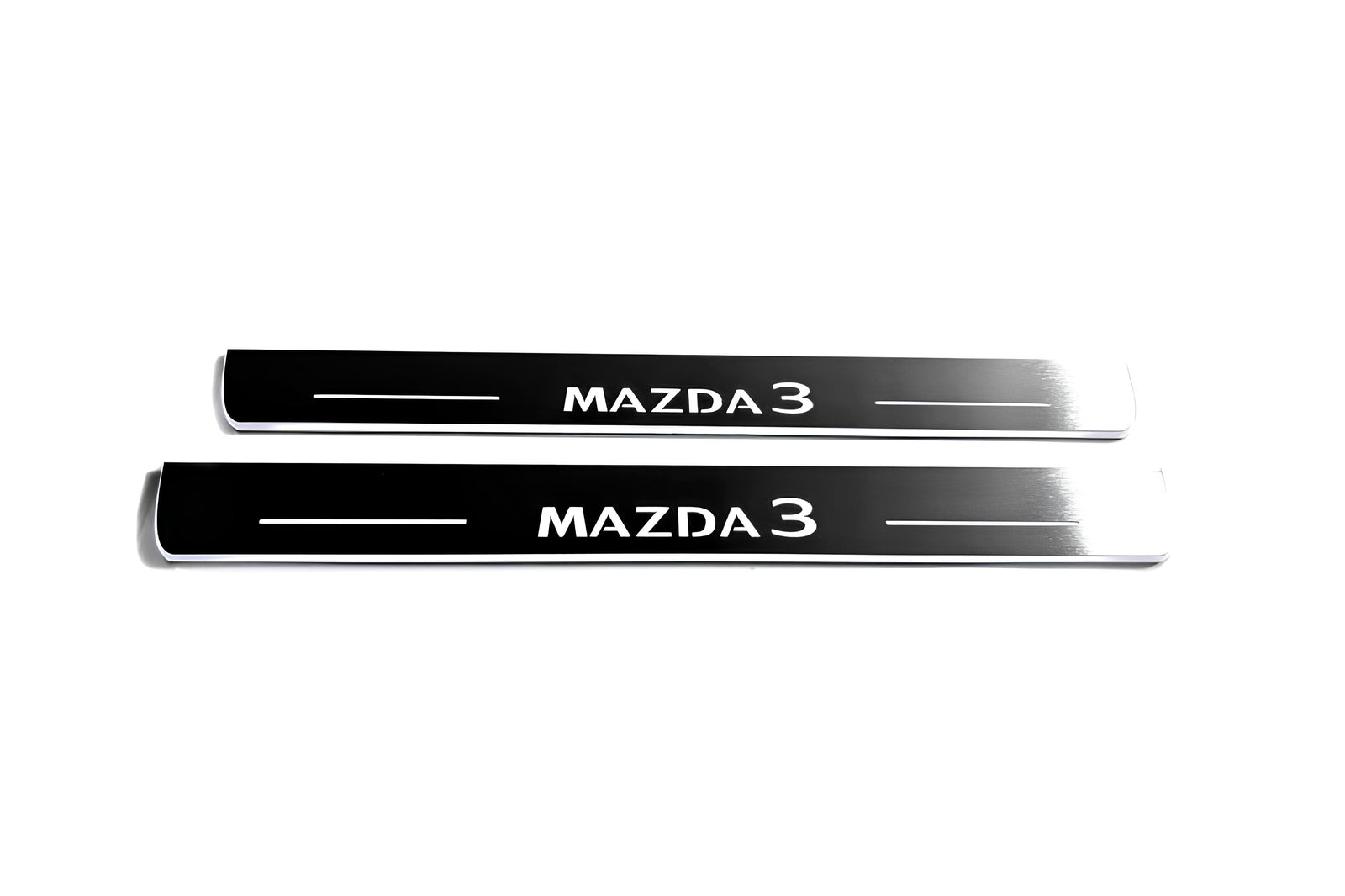 Mazda 3 IV 2019+ Stainless Steel LED Door Sills – Mazda 3 Logo