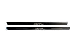 stainless steel LED door sill plates with GMC Sierra V 2018+ with DENALI logo