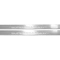 Illuminated LED Door Sill Tread Plates Range Rover III 2002-2012 With Supercharged Logo Range Rover Led Door Sills opdesign