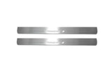 LED door sill plates for Mazda 3 II 2009+ stainless steel with Mazda 3 logo