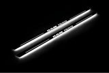 RAM 1500 IV 2009+ entry guards in stainless steel with Illuminated RAM 1500 logo